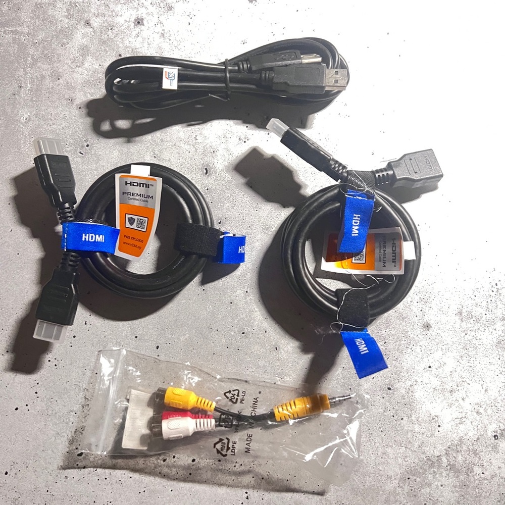 Bundle Of New Cables & Accessory
